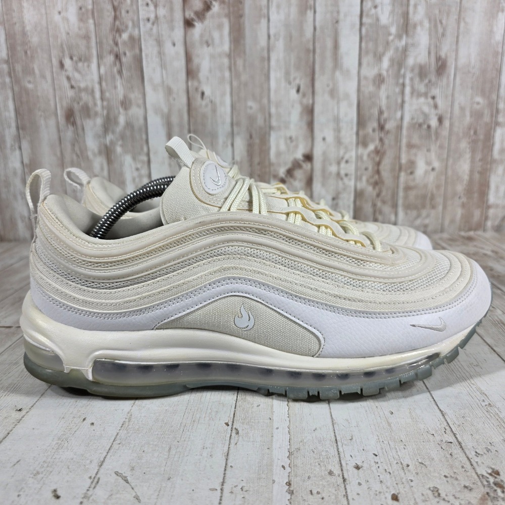 Nike Air Max 97 Sail White Mens Sneakers CT4526-100 Size 11
